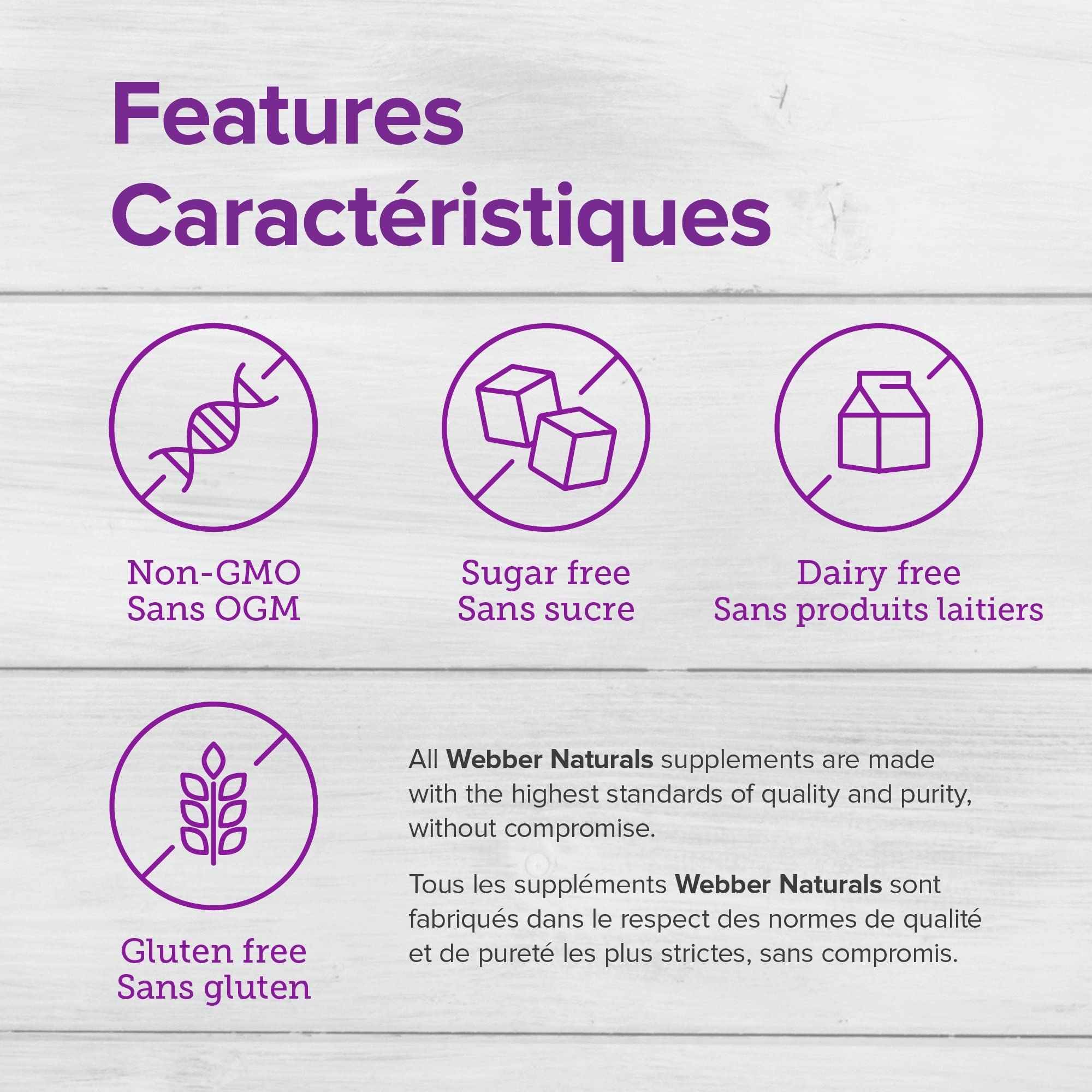 Webber Naturals Apple Cider Vinegar 500 mg Capsules packaging