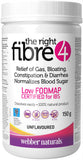 Webber Naturals Fibre 4 230g front view packaging