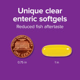 Webber Naturals Fish Oil capsule close-up