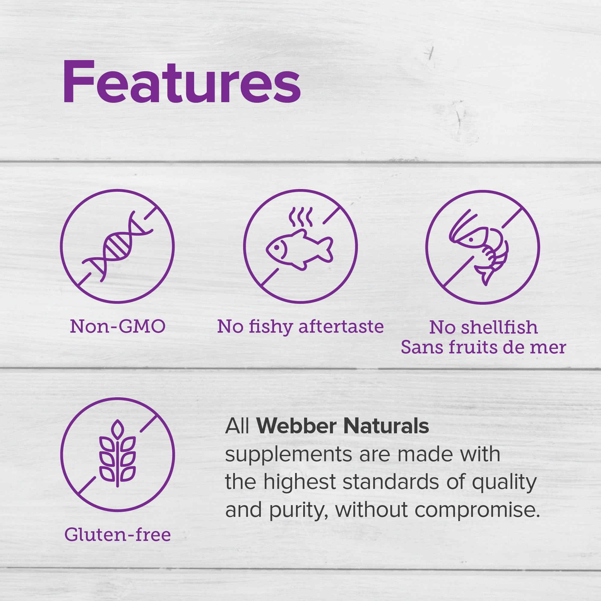 Webber Naturals Fish Oil Omega 3 Supplement clear enteric softgel capsules
