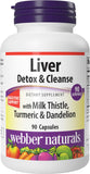Webber Naturals Liver & Cleanse Capsules front view