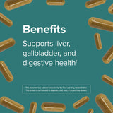 Webber Naturals Liver & Cleanse Capsules on a wooden table