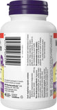 Webber Naturals Magnesium Bisglycinate 200mg capsule bottle with a glass of water