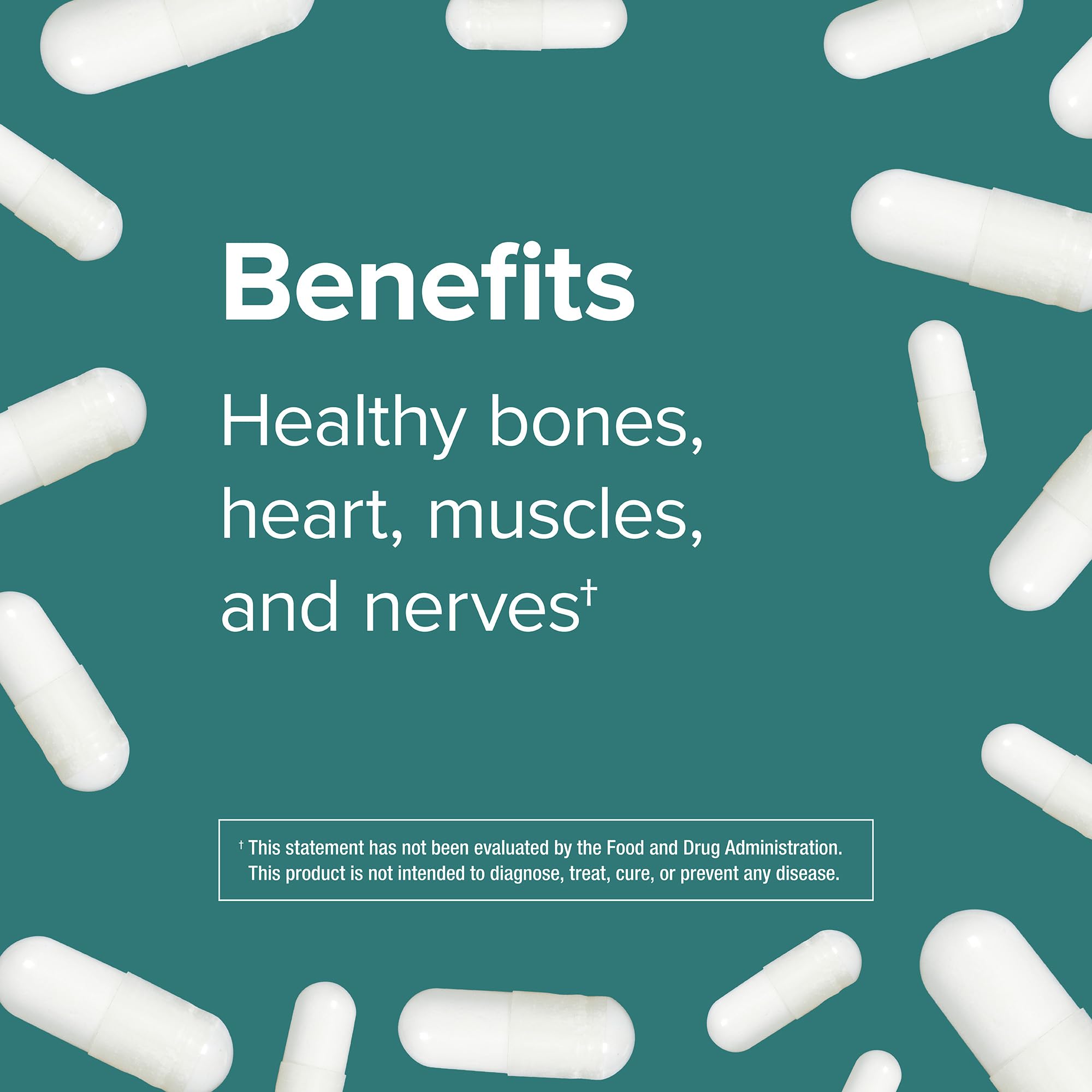 Webber Naturals Magnesium Glycinate 200mg vegetarian capsules close-up