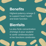 Webber Naturals Omega-3 softgels back view