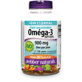 Webber Naturals Omega-3 softgels bottle with label