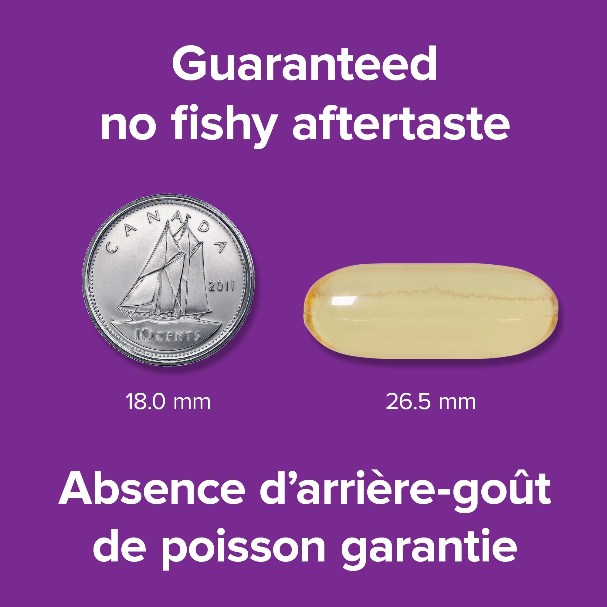 Webber Naturals Omega-3 softgels in hand