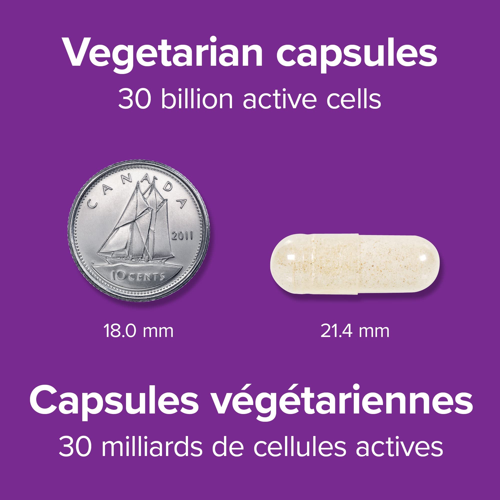 Webber Naturals Probiotic 30 Billion capsule ingredients list