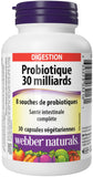 Webber Naturals Probiotic 30 Billion capsules side view