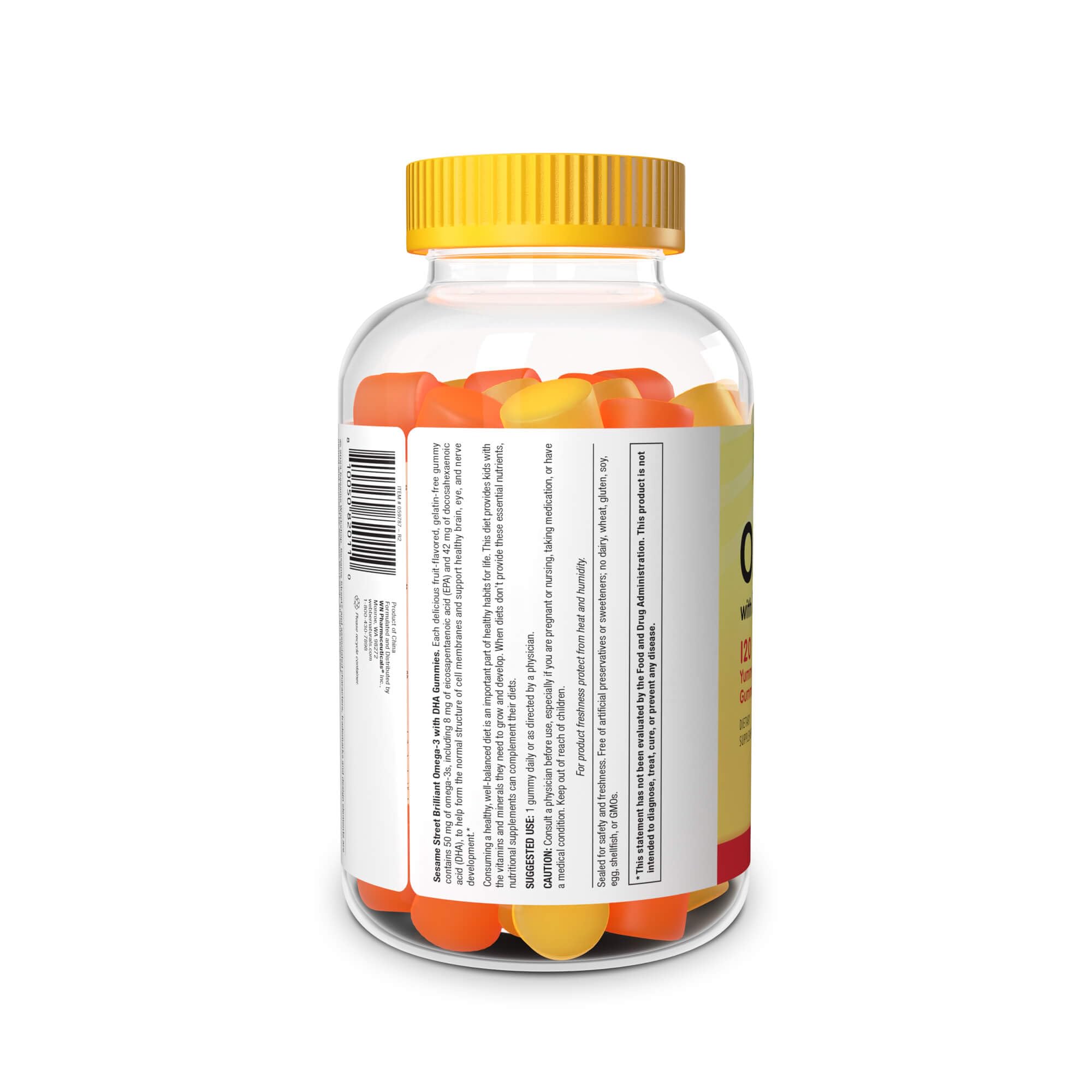 Webber Naturals Sesame Street Omega-3 Gummies with other Sesame Street products