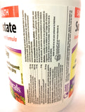 Webber Naturals Super Prostate Softgels back view with ingredient list