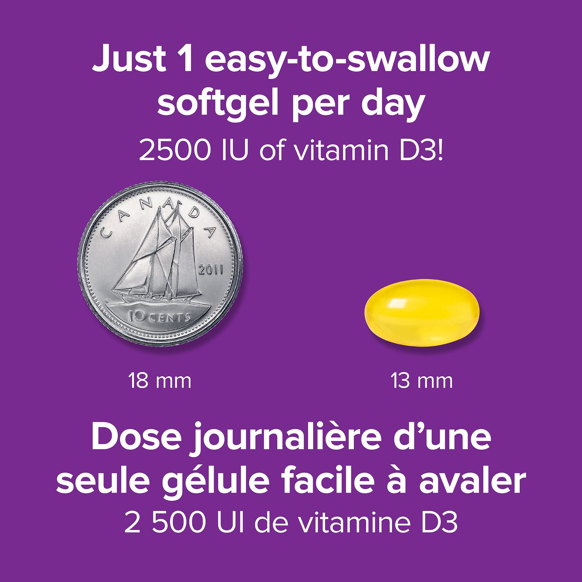 Webber Naturals Vitamin D Supplement opened packaging
