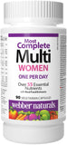 Webber Naturals Women’s Most Complete Multi supplement front view