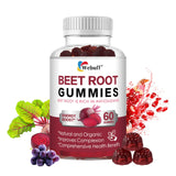 Webuff Beet Root Gummies 120 Count Strawberry Flavour front view