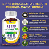 Webuff Melatonin Gummies bottle with a soft background