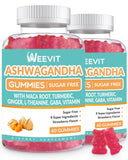 WEEVIT Ashwagandha Gummies 120 Count front view