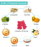 WEEVIT Ashwagandha Gummies ingredients list on the back