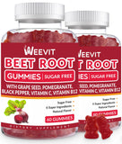 WEEVIT Beet Root Gummies front view with packaging