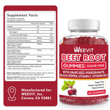 WEEVIT Beet Root Gummies showing gummy texture
