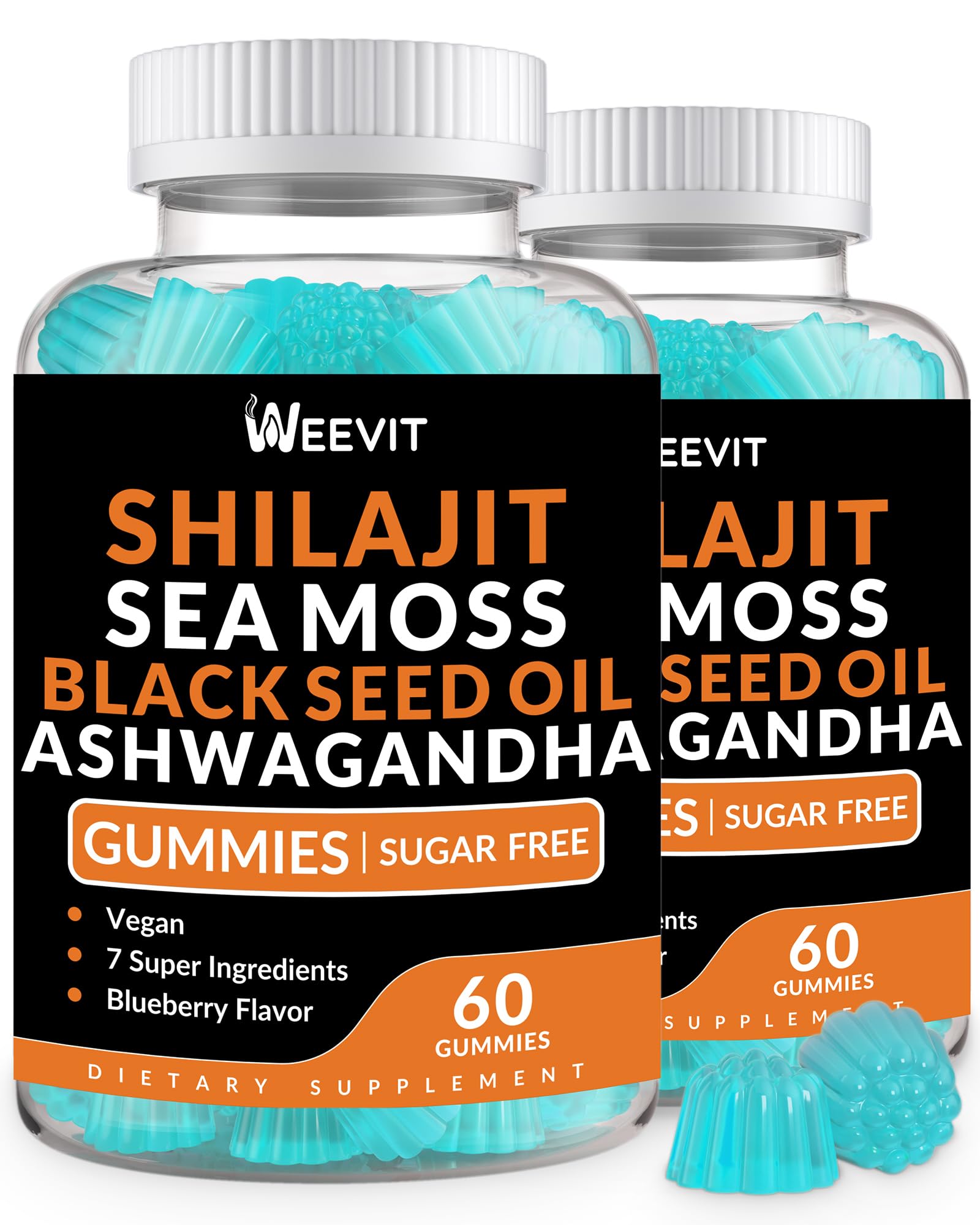 WEEVIT Black Seed Oil Gummies front view with packaging
