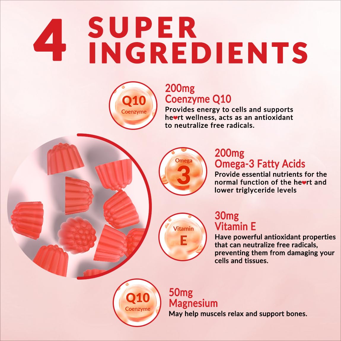 WEEVIT CoQ10 Gummies ingredients list