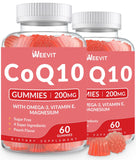 WEEVIT CoQ10 Gummies peach flavour front view
