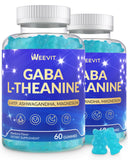WEEVIT L-Theanine Gummies front view with packaging