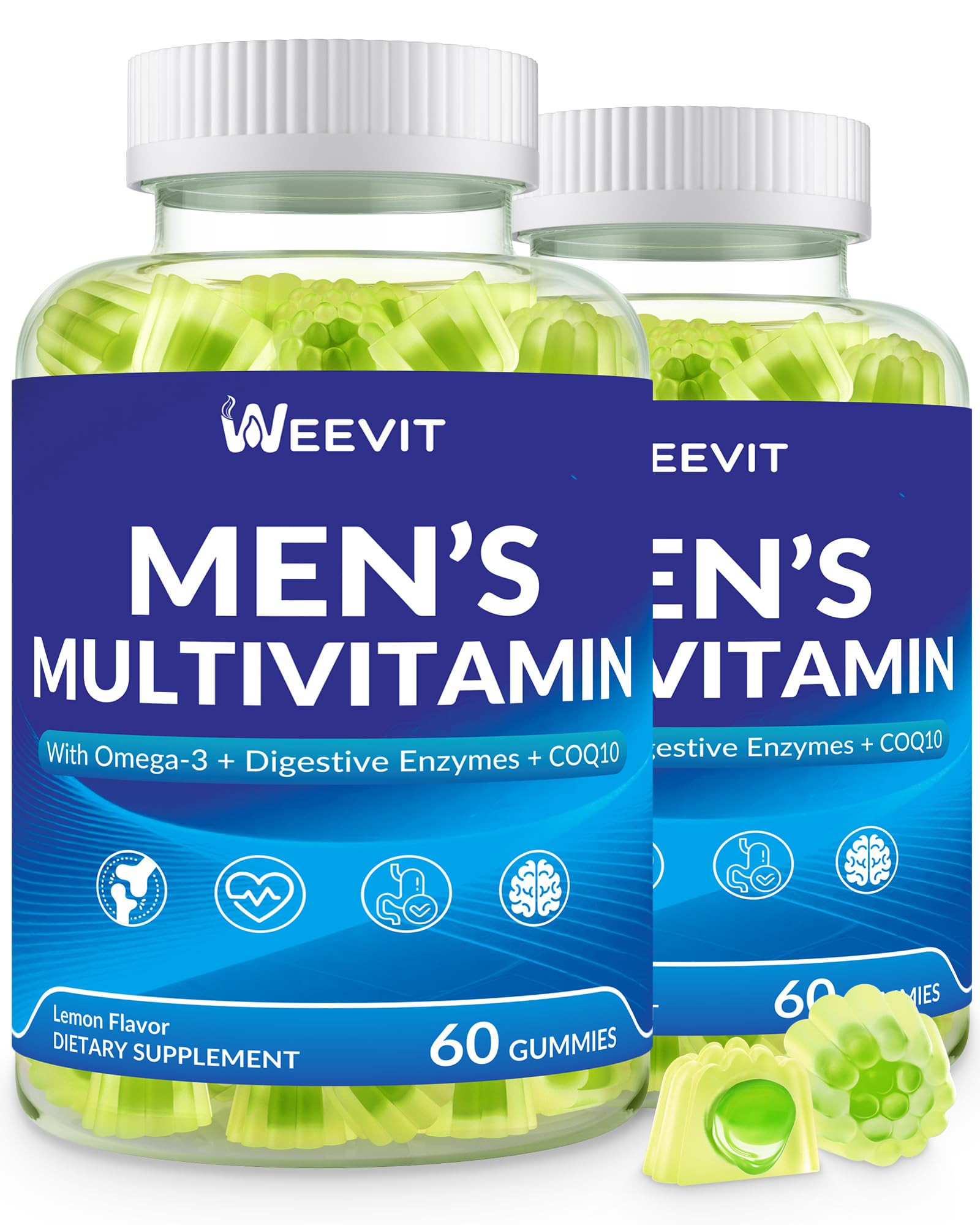 WEEVIT Multivitamin Gummies for Men front view