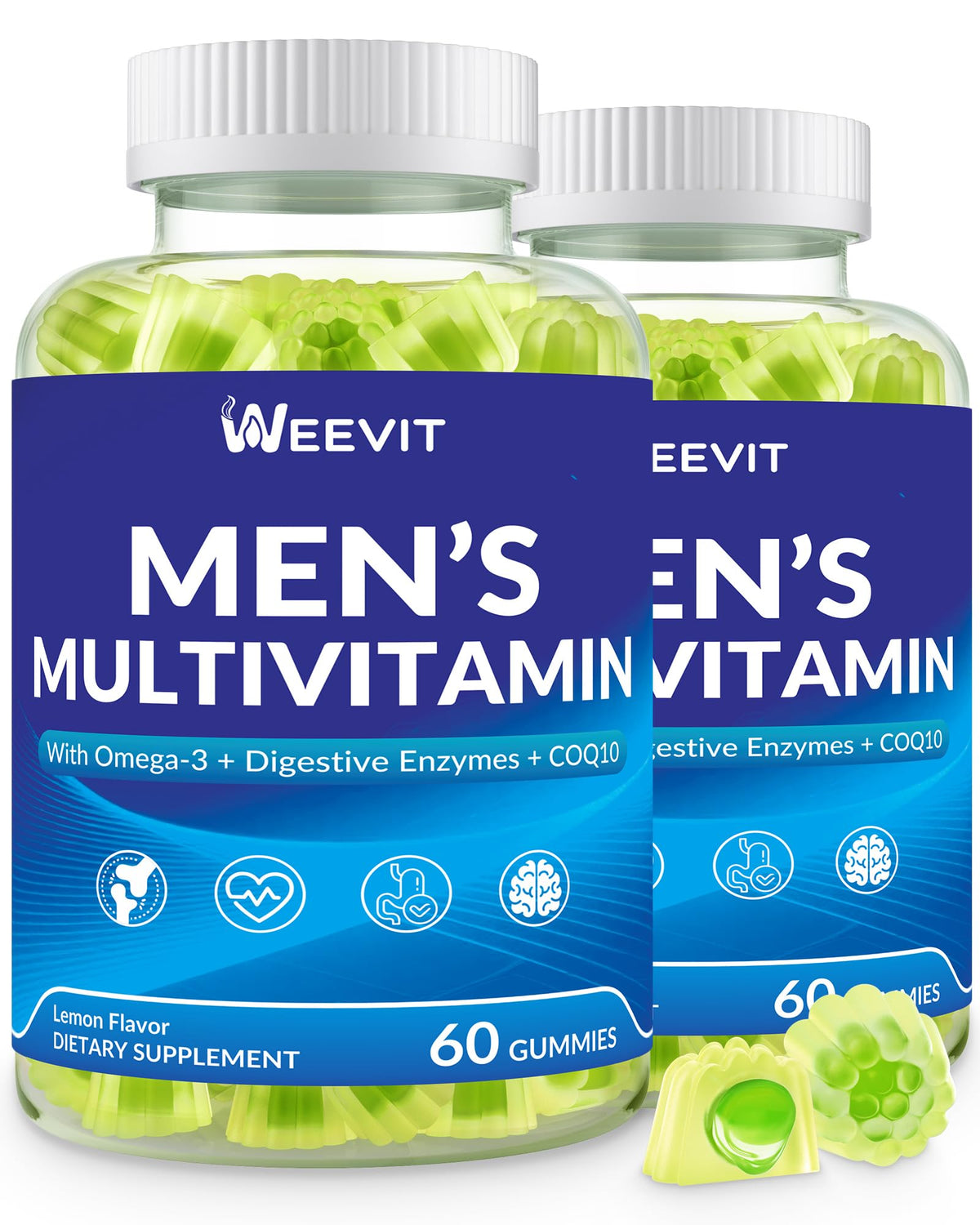 WEEVIT Multivitamin Gummies for Men front view
