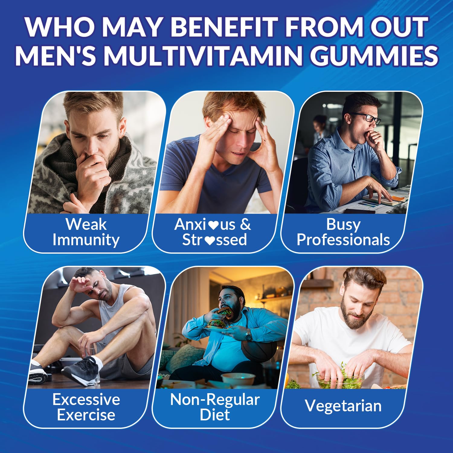 WEEVIT Multivitamin Gummies for Men ingredients list