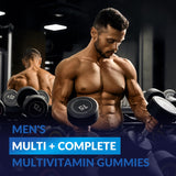 WEEVIT Multivitamin Gummies for Men on a wooden table