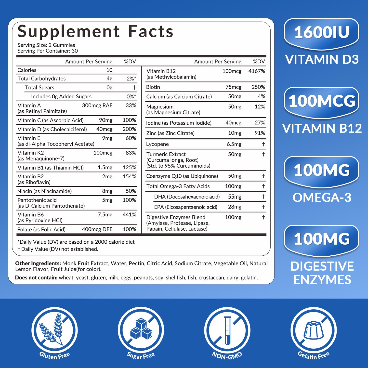 WEEVIT Multivitamin Gummies for Men packaging