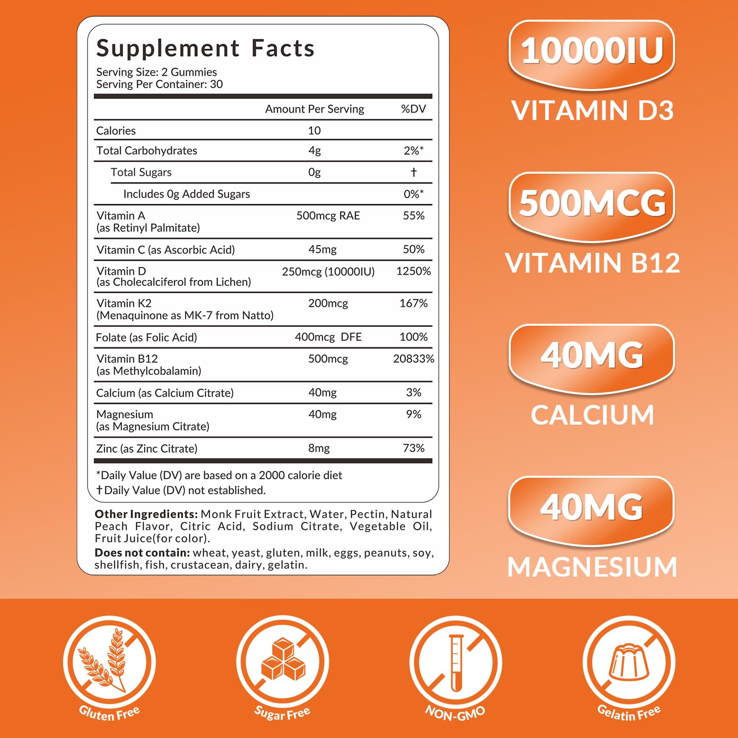 WEEVIT Vitamin D3 B12 Gummies packaging