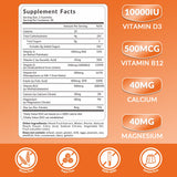 WEEVIT Vitamin D3 B12 Gummies packaging