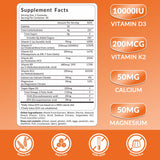 WEEVIT Vitamin D3 K2 Gummies showing gummy texture