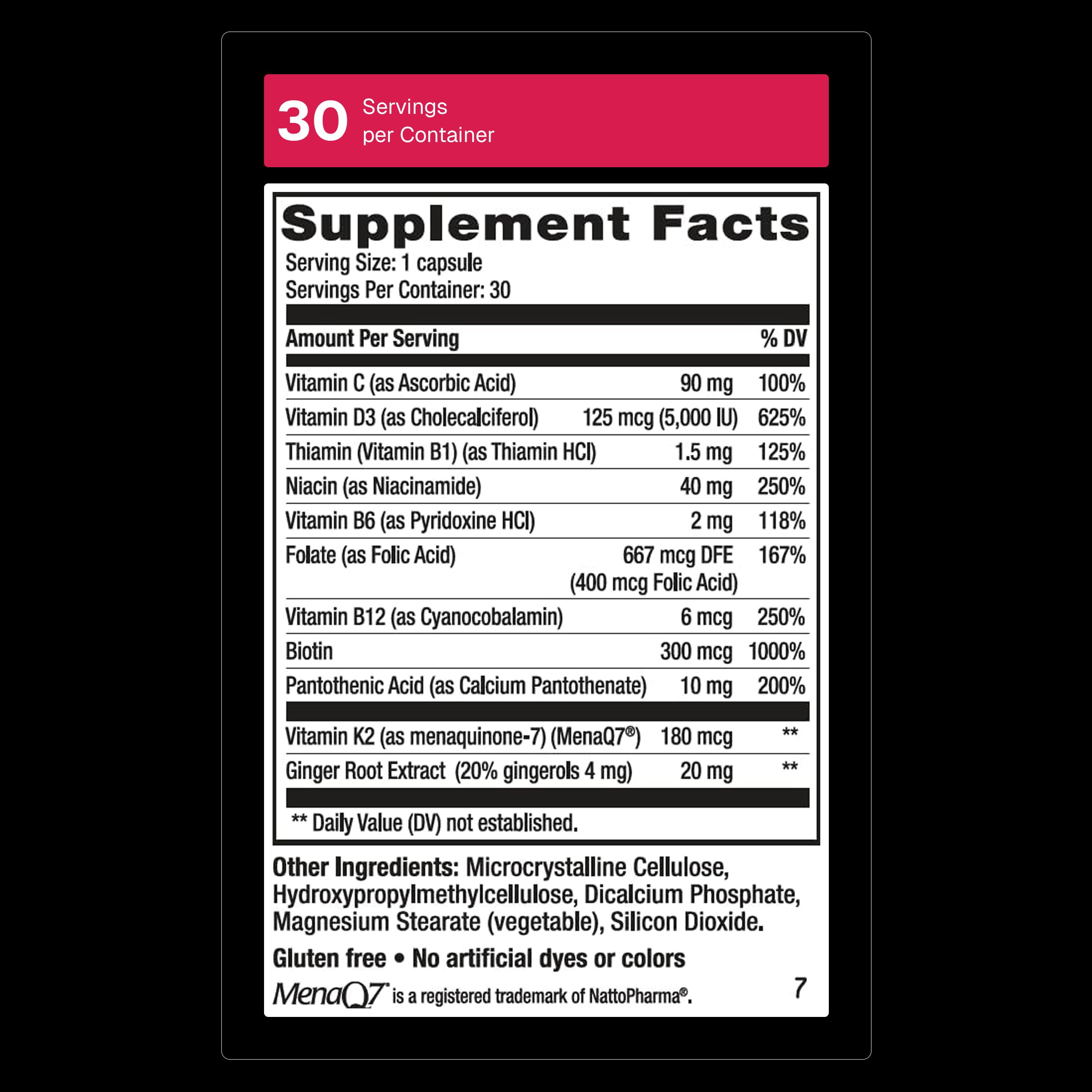 Weider Artery Health supplement bottle side view with label