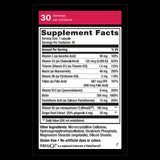 Weider Artery Health supplement bottle side view with label