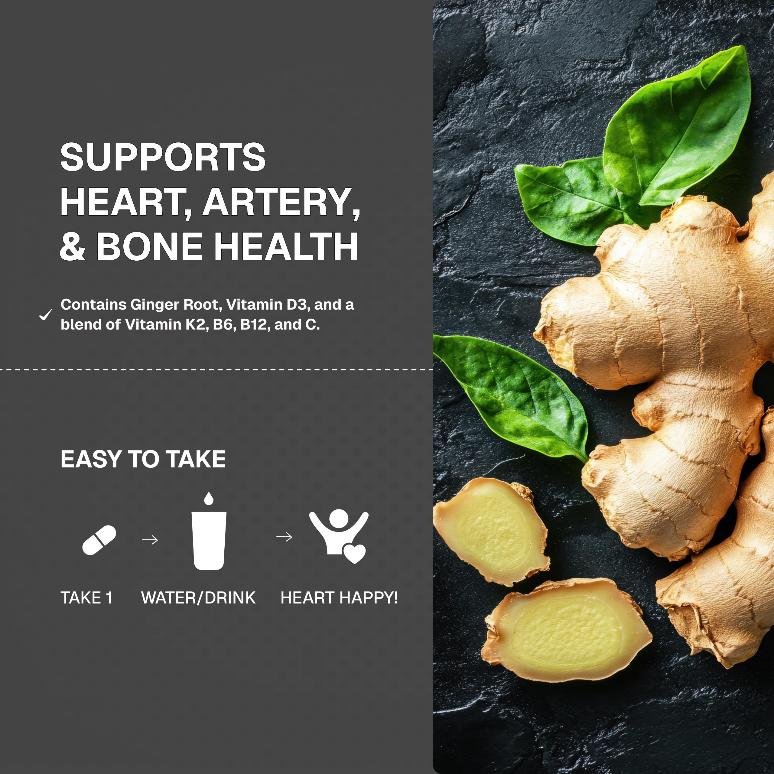 Weider Artery Health supplement ingredients list on bottle