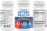 Weider Artery Health supplement lifestyle image with capsules