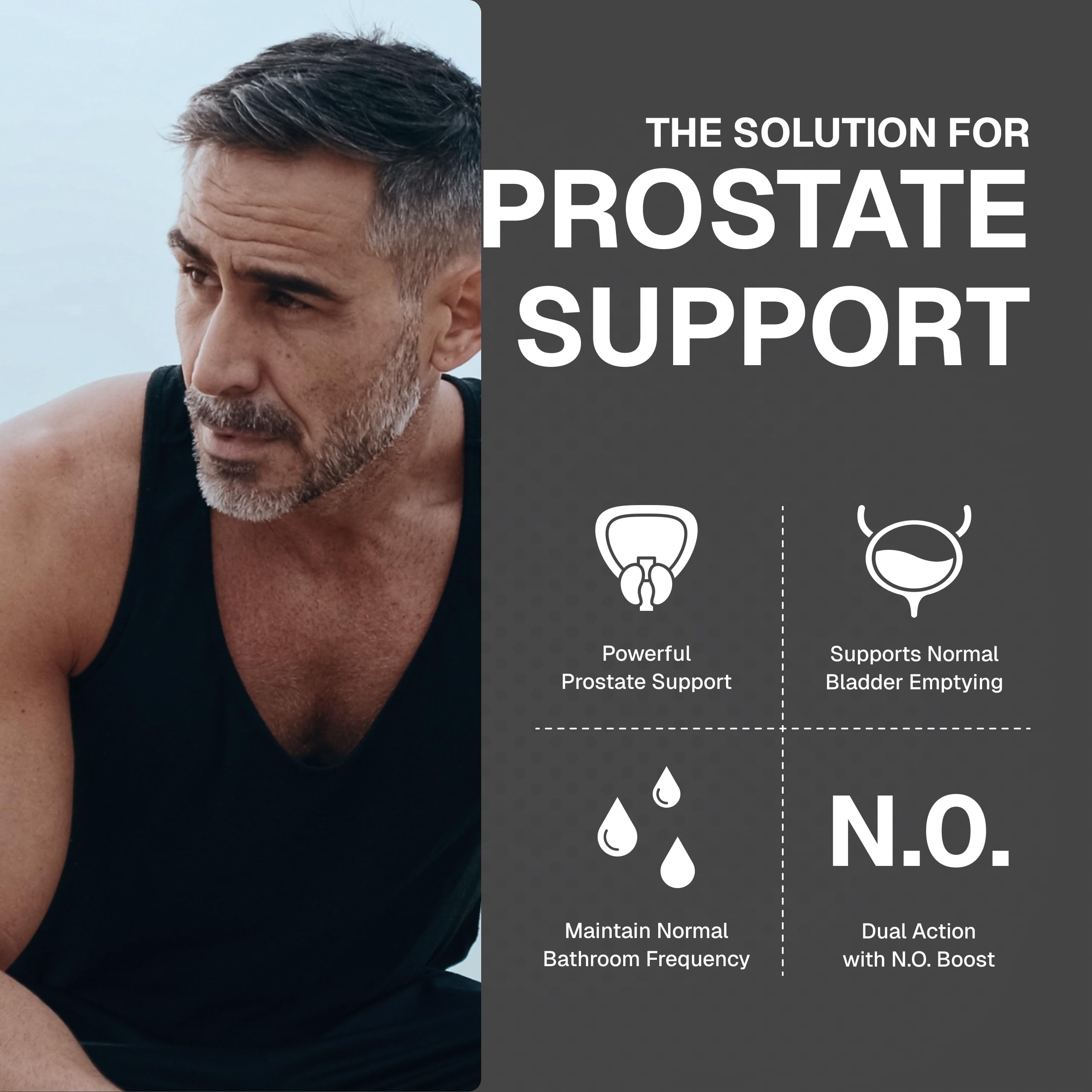 Weider Prostate Health Supplement bottle side view