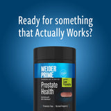 Weider Prostate Health Supplement with a measuring spoon