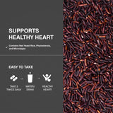 Weider Red Yeast Rice Plus 850mg Tablets in lifestyle setting