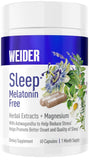 Weider Sleep Supplement 60 capsules front view