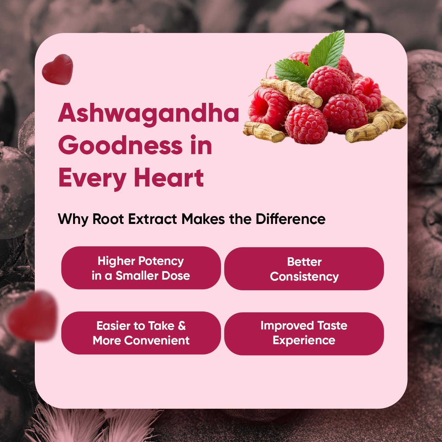 WeightWorld Ashwagandha Gummies with a measuring spoon