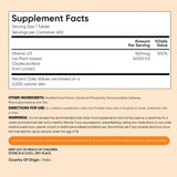WeightWorld Vitamin D3 4000 IU Vegan Tablets bottle with cap