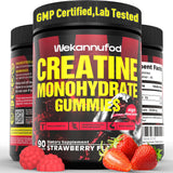 Wekannufod Creatine Monohydrate Gummies 5000mg front view packaging