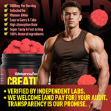 Wekannufod Creatine Monohydrate Gummies 5000mg side view of packaging