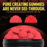 Wekannufod Creatine Monohydrate Gummies 5000mg strawberry flavour gummies