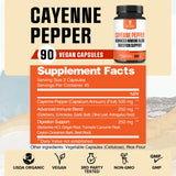 WELBUDA Cayenne Pepper Supplement 1000mg capsules close-up