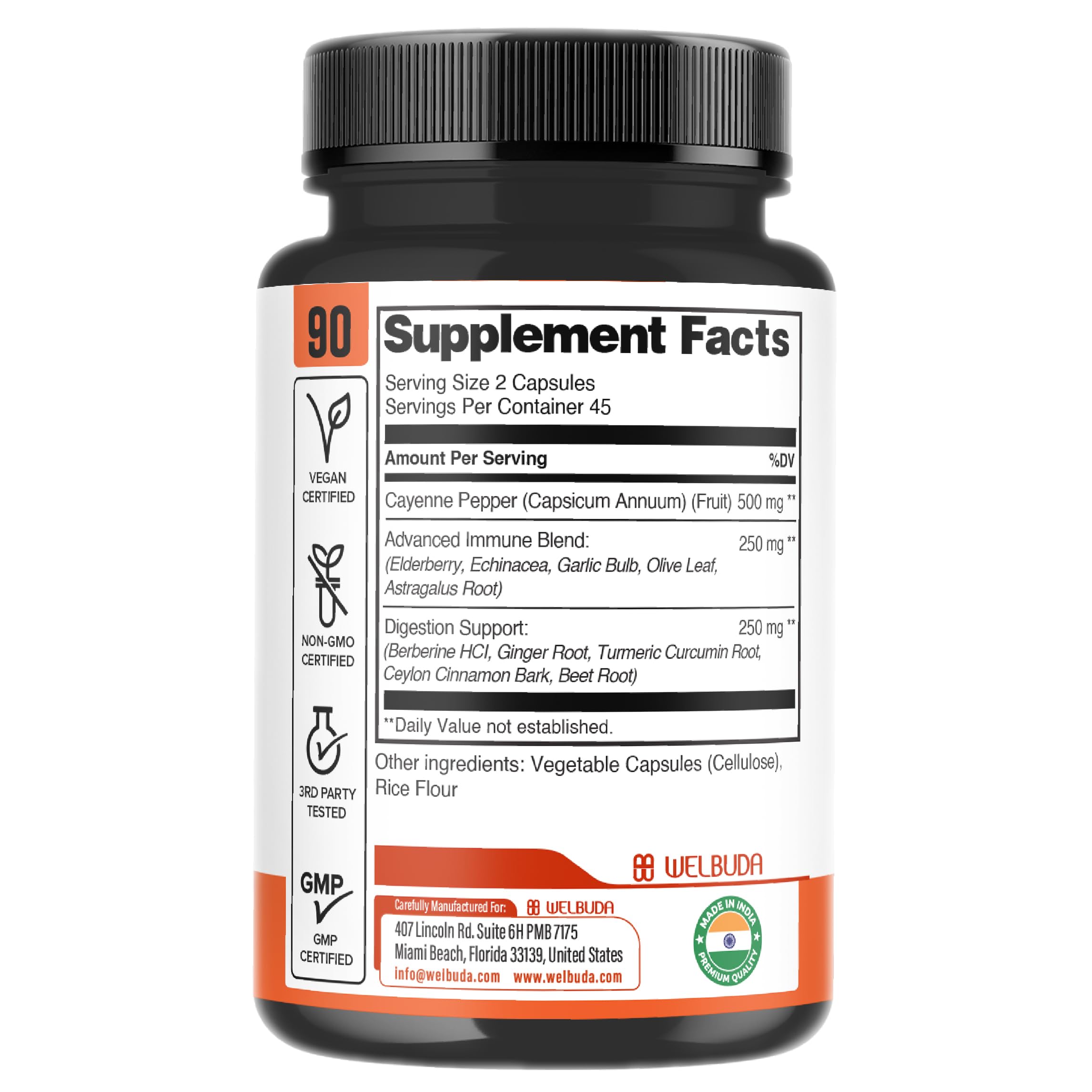 WELBUDA Cayenne Pepper Supplement 1000mg lifestyle scene